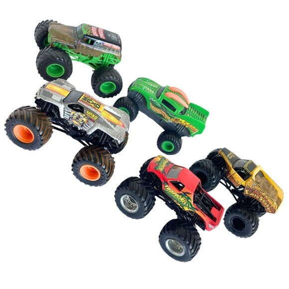 Monster Jam Monster Truck Toy Truck Bundle of 5, 1:64 Scale - Picture 1 of 7
